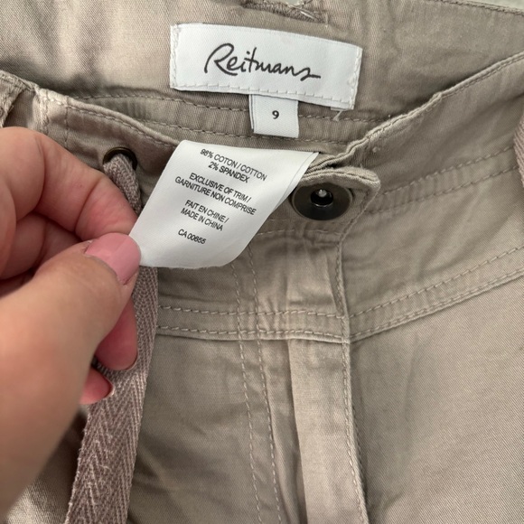 Reitmans women’s comfy skort khaki tan tie - Picture 6 of 6